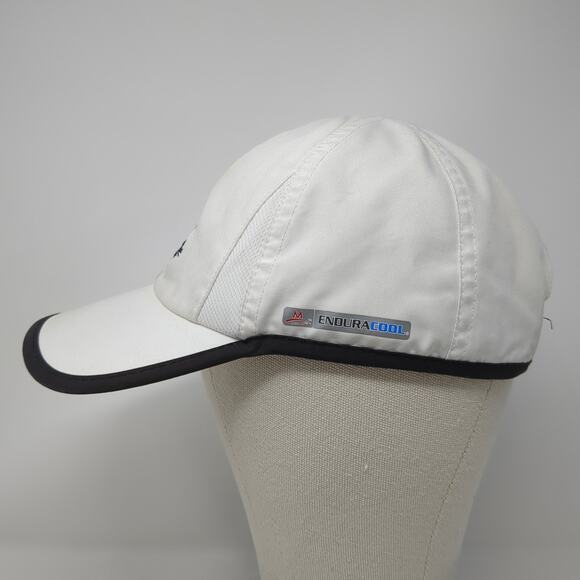 Mission Strapback Hat Solid White One Size Embroidered 6 Panel Outdoor - Picture 3 of 9